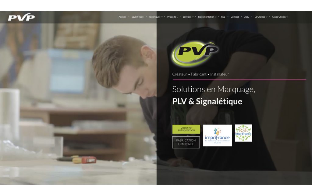 PVP - Site internet