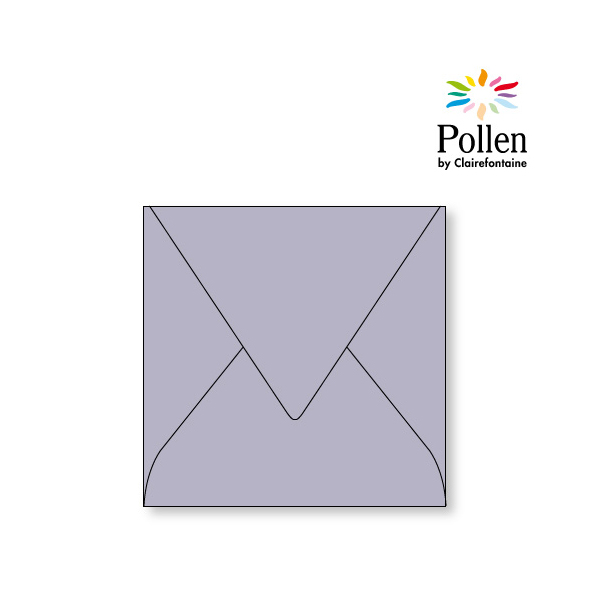 Enveloppes blanches 14 x 14 cm Pollen - Alibee