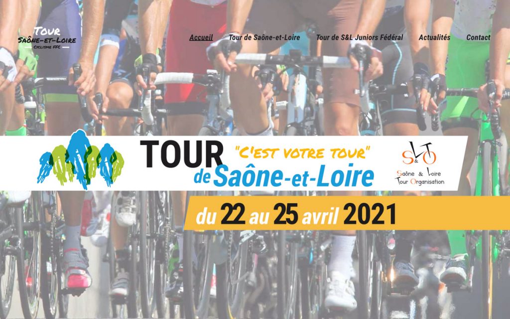 Saône-et-Loire Tour - Site internet